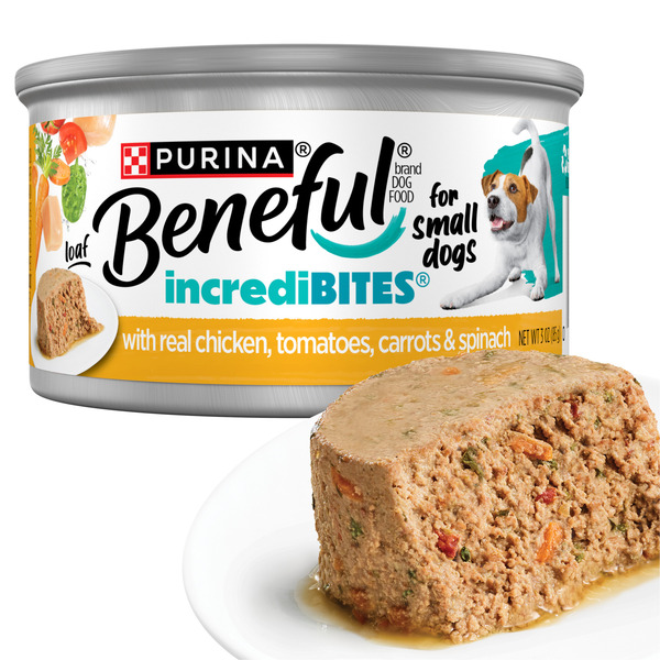 Purina Beneful Purina Beneful Small Breed Wet Dog Food, IncrediBites Loaf With Real Chicken Recipe