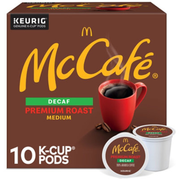 McDonald’s McCafé Decaf Premium Roast Medium Coffee K-Cup Pods