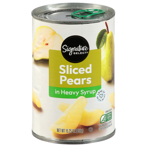Signature SELECT Sliced Pears in Heavy Syrup