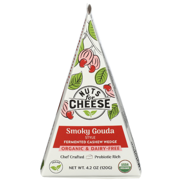 Nuts For Cheese Organic Smoky Gouda Style Wedge Dairy-Free Cashew Product