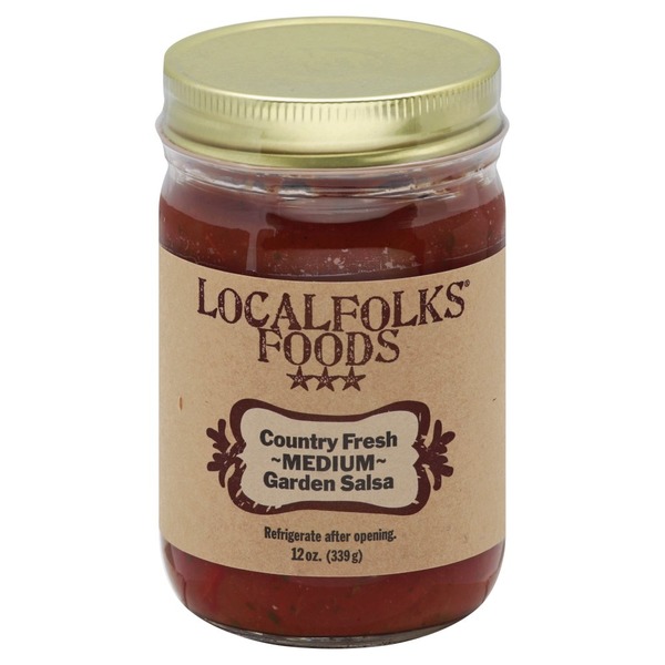 Local Folks Foods Salsa, Garden, Medium (12 oz) Instacart