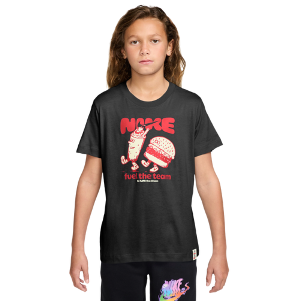 Nike Sportswear Burger Shake Fuel Graphic Tee, M - Black