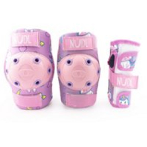 NUDL Toddlers' Unicorn 3-Piece Elbow & Knee Pad Set