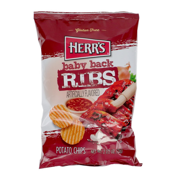 Herr's Baby Back Ribs Potato Chips Same-Day Delivery | Dollar Tree