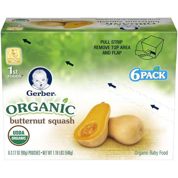 gerber butternut squash baby food