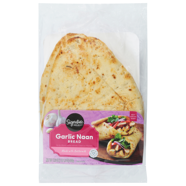 Signature SELECT Naan Bread, Artisan, Garlic