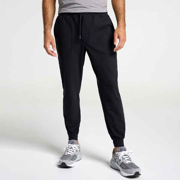 VRST Men's Recovery Jogger, L - Pure Black