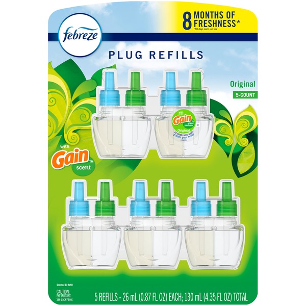 Febreze Air Freshener Refills, Gain Original (4.37 fl oz) Instacart