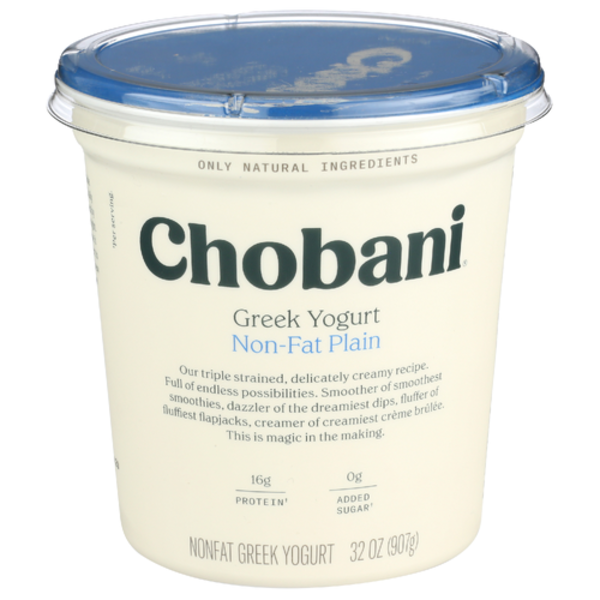 Chobani Non-Fat Plain Greek Yogurt