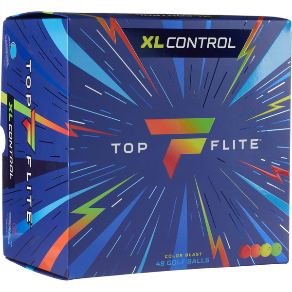 Top Flite Color Blast XL Control Golf Balls