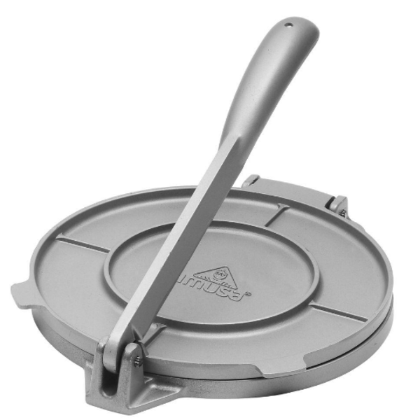 Imusa - 8" Cast Iron Tortilla Press, Aluminum