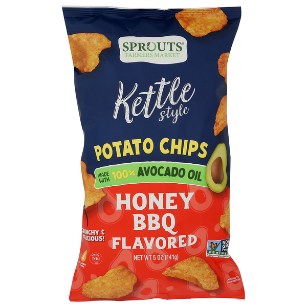 Sprouts Honey BBQ Kettle Style Avocado Oil Potato Chips Same-Day