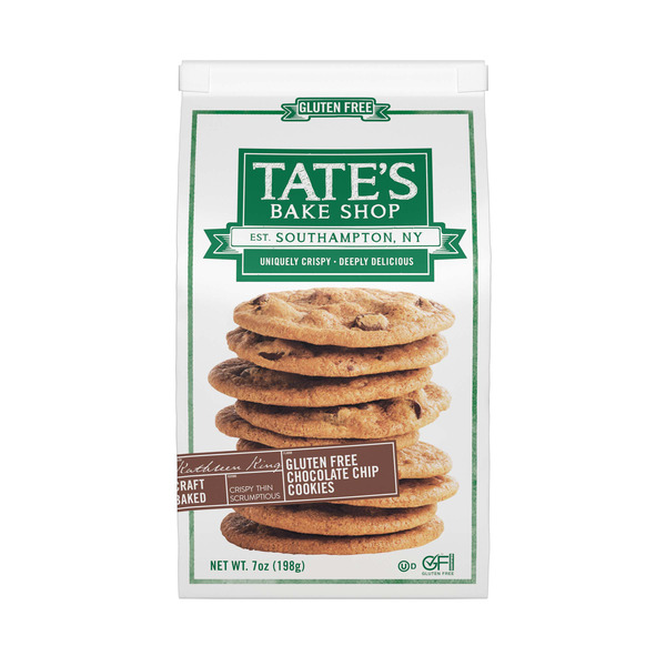 TATE'S Gluten Free Chocolate Chip Cookies, Gluten Free Cookies 7.01 oz