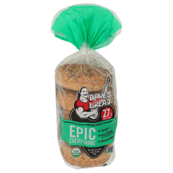 Dave's Killer Bread Organic Epic Everything Bagels 5 Count