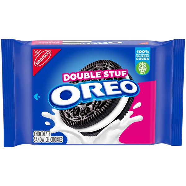 Oreo Double Stuf Chocolate Sandwich Cookies 15 oz Same-Day