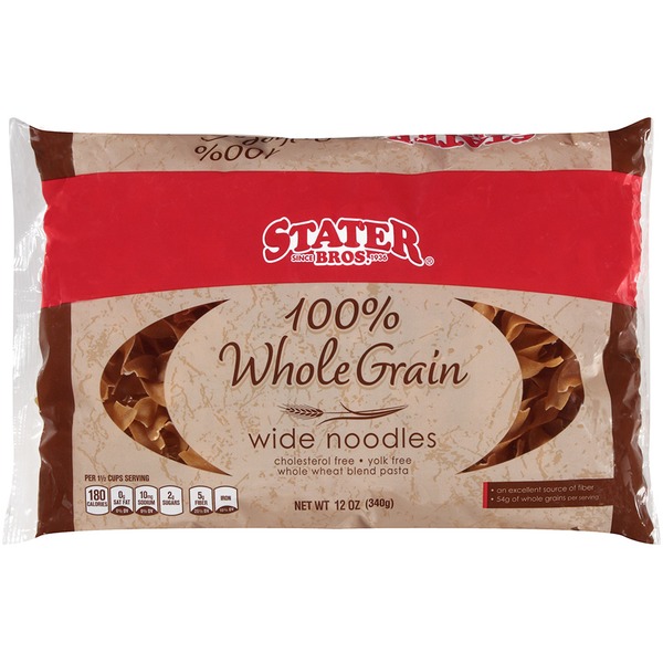 Stater Bros 100 Whole Grain Wide Noodles (12 oz) Instacart