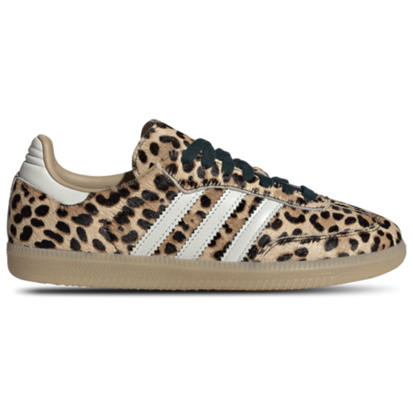 adidas Women's Originals Samba OG Shoes, Size 6.5 - Tan/White/Brown