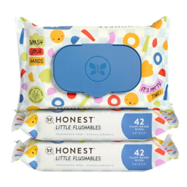 The Honest Company Hypoallergenic Plant-Based Fragrance Free Wipes