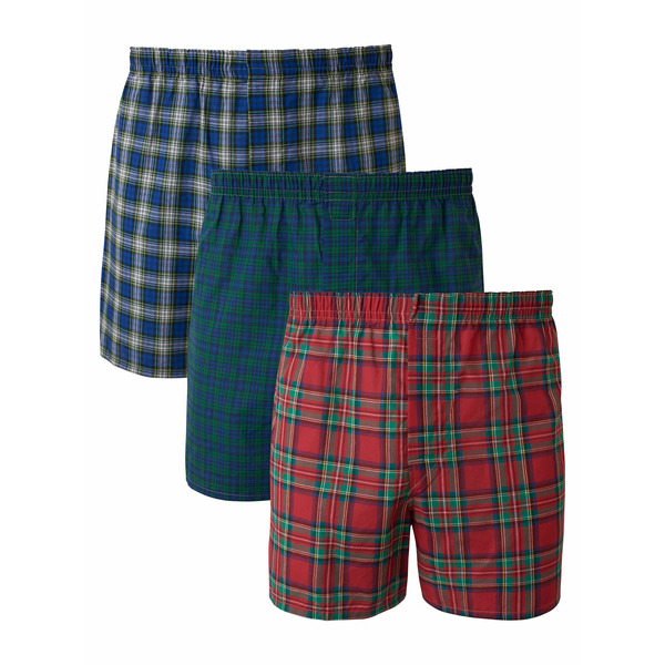 Walmart Hanes Men's Tagless Woven Boxers Same-Day Delivery Instacart