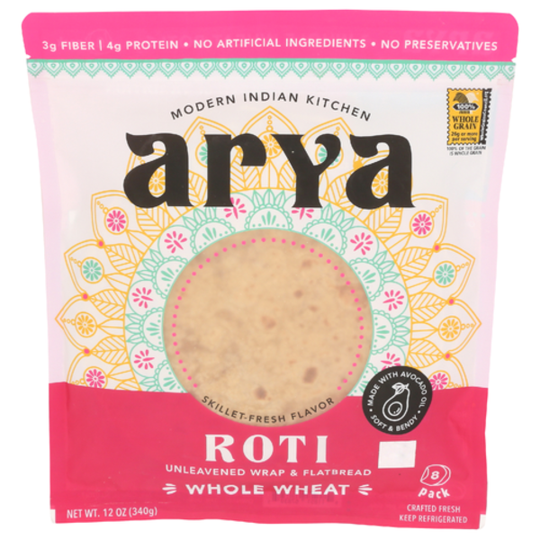 Arya Whole Wheat Roti Wrap & Flatbread