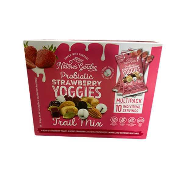 Nature's Garden Probiotic Strawberry Yoggies Trail Mix Multi Pack