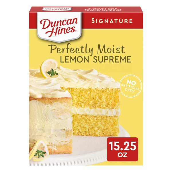 Duncan Hines Signature Perfectly Moist Lemon Supreme Cake Mix