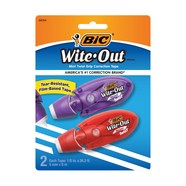 BIC Correction Tape, Mini Twist