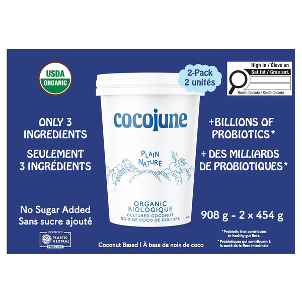 cocojune Organic Dairy-Free Plain Yogurt