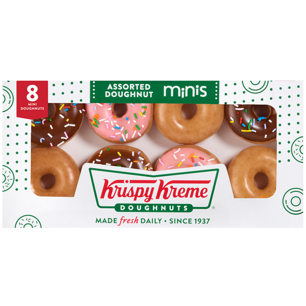 Krispy Kreme® Doughnuts Doughnut, Assorted, Mini Same-Day