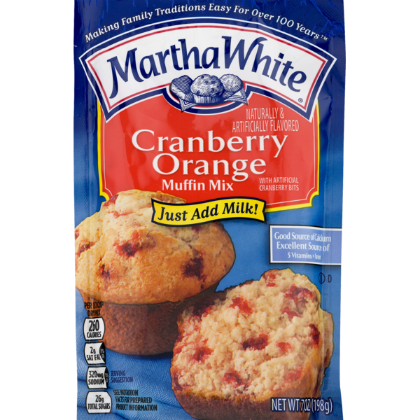 Martha White Muffin Mix Cranberry Orange, Pouch (7 oz) from Harris