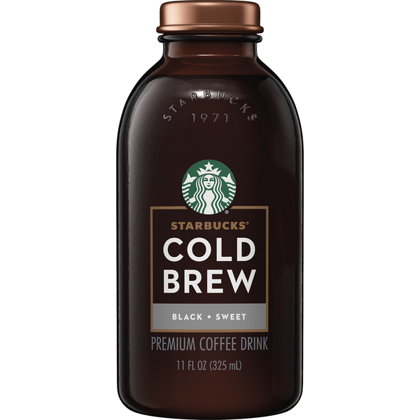Starbucks Coffee Drink, Black, Sweet, Cold Brew Same-Day Delivery