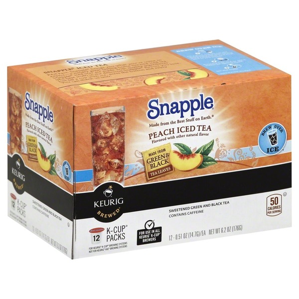 Snapple Peach Tea K Cups Nutrition Blog Dandk