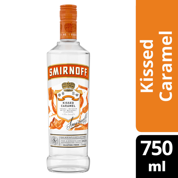 Smirnoff Kissed Caramel (Vodka Infused with Natural Flavors) Same