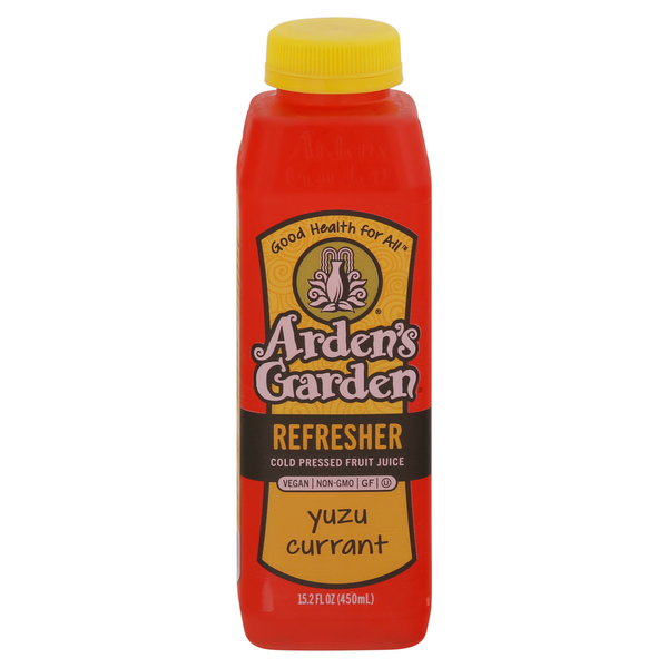 Arden's Garden Fruit Juice, Cold Pressed, Refresher, Yuzu Currant