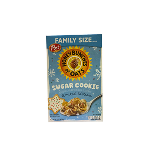 Honey Bunches of Oats Sugar Cookie Cereal Family Size