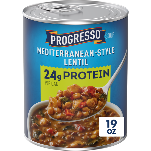Progresso Mediterranean-Style Lentil Protein Soup