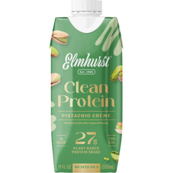 Elmhurst Pistachio Creme Plant-Based Clean Protein Shake Same-Day