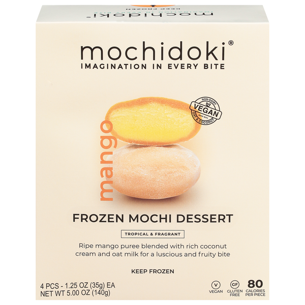 Mochidoki Mango Frozen Mochi Dessert Same-Day Delivery or Pickup