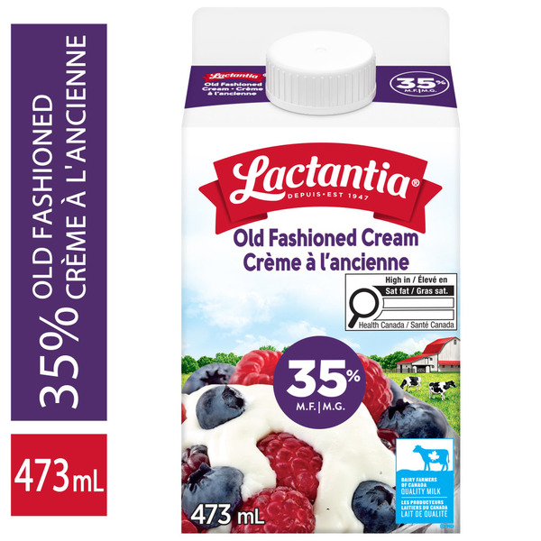 Lactantia Old Fashioned Heavy Cream 35% Same-Day Delivery | Adonis