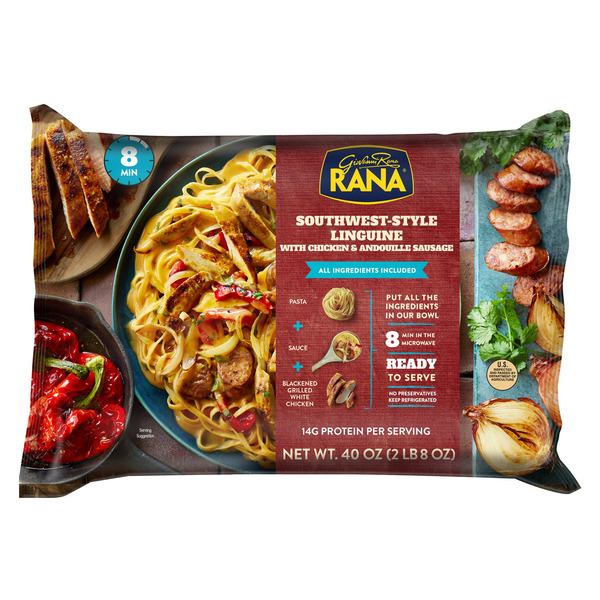 Rana Southwest Style Linguine with Chicken and Andouille Sausage, 40 oz ...