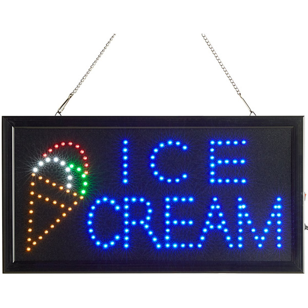 Alpine - 497-13 LED Ice Cream Sign with Two Display Modes