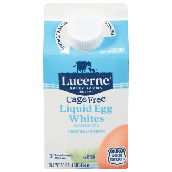 Lucerne Liquid Egg Whites, Cage Free