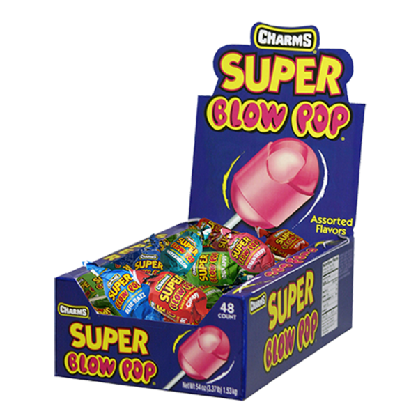 Charms - Super Blow Pops - 48ct