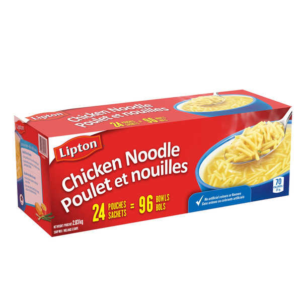 Lipton Chicken Noodle Soup Pouches 24 x 84 g