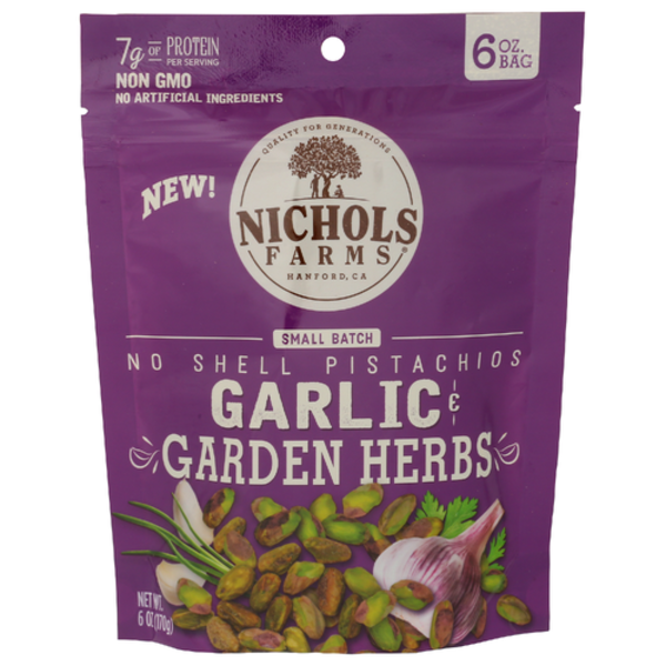 Nichols Farms Garlic Garden Herbs Pistachios No Shells