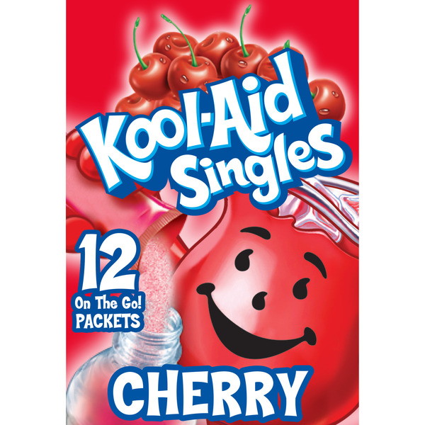 Kool-Aid Singles Sugar-Sweetened Cherry Artificially Flavored