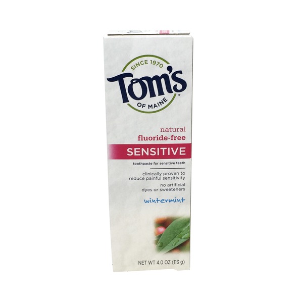 Tom S Of Maine Natural Sensitive Toothpaste Wintermint Tom S Of Maine Natural Sensitive Toothpaste Wintermint