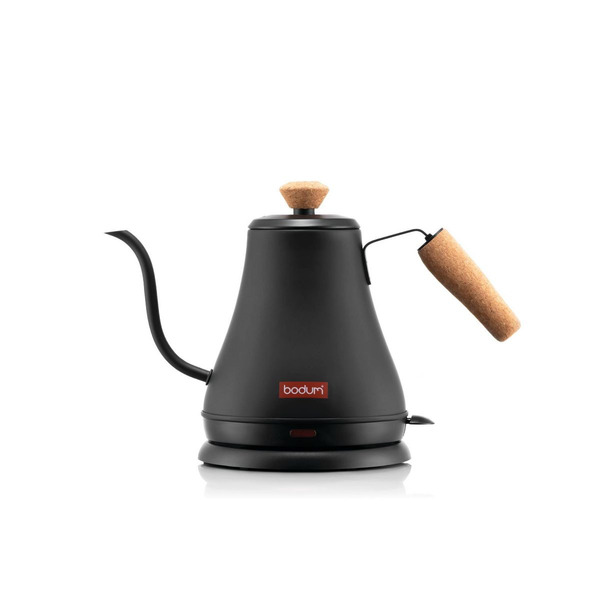 BODUM Matte Black Goose Neck Water Kettle
