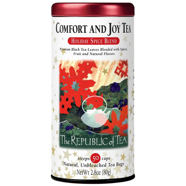 The Republic of Tea Comfort and Joy Holiday Tea 50 Count
