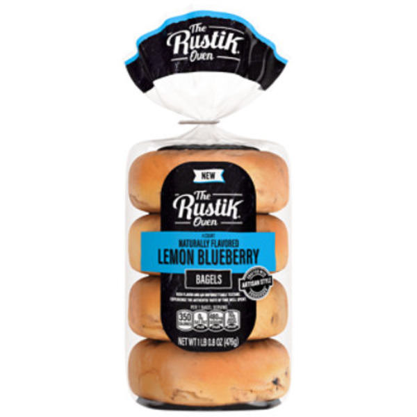 Rustik Lemon Blueberry Bagel